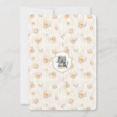 Brünettes Brautparty mit Wasserfarbe Einladung (Rückseite)