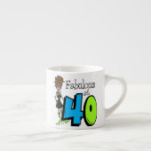 Brünettes fabelhaftes bei Geburtstag 40 Espressotasse (Rechts)