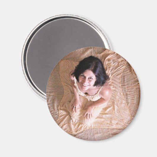 Brünettes KleidThunder_Cove Magnet (Vorderseite/Rückseite)