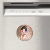 Brünettes KleidThunder_Cove Magnet (In Situ (Geschirrspüler))