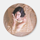 Brünettes KleidThunder_Cove Magnet (Vorne)