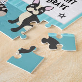 Brünettes mächtiges und tapferes Jigsaw-Puzzle Puzzle (Seite)