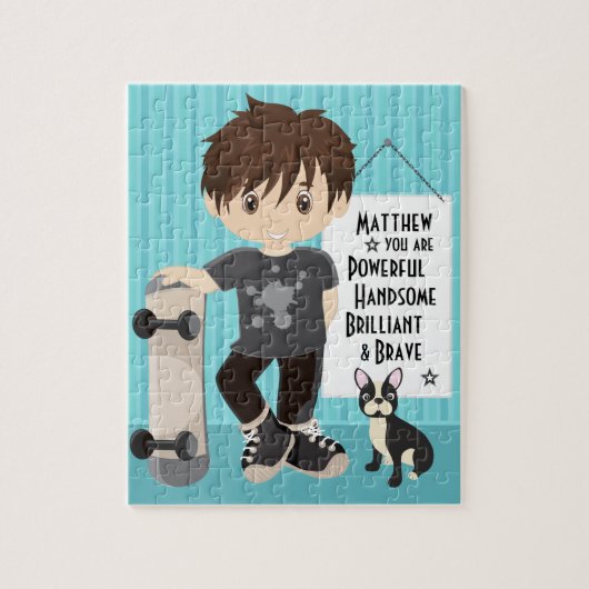 Brünettes mächtiges und tapferes Jigsaw-Puzzle Puzzle (Vertikal)