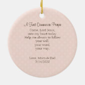 Brünettes Mädchen der ersten Heiligen Kommune Keramikornament (Hinten)