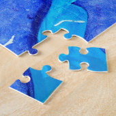 brünettes Meerjungfernrätsel Puzzle (Seite)