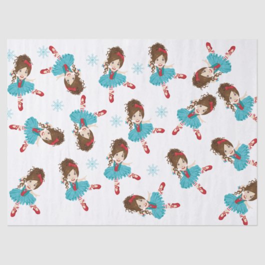 Brünettes Tissue Paper Seidenpapier (Vorderseite)