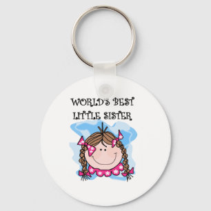 Brunettte beste kleine Schwester Schlüsselanhänger