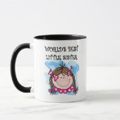 Brunettte beste kleine Schwester Tasse (Links)