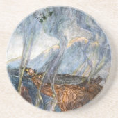 Brunhilde Felsen-Untersetzer Sandstein Untersetzer (Vorne)