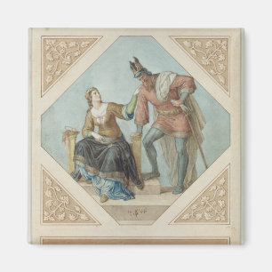 Brunhilde und Hagen, Illustration für 'das Niebel Magnet