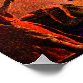 Brunhilde Weeps in Sigfried's Funeral Pyre Poster (Ecke)