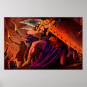 Brunhilde Weeps in Sigfried's Funeral Pyre Poster (Vorne)