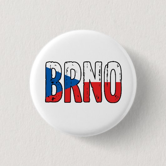 Brünn Tschechische Republik Button (Vorderseite)