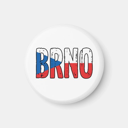 Brünn Tschechische Republik Magnet (Vorne)