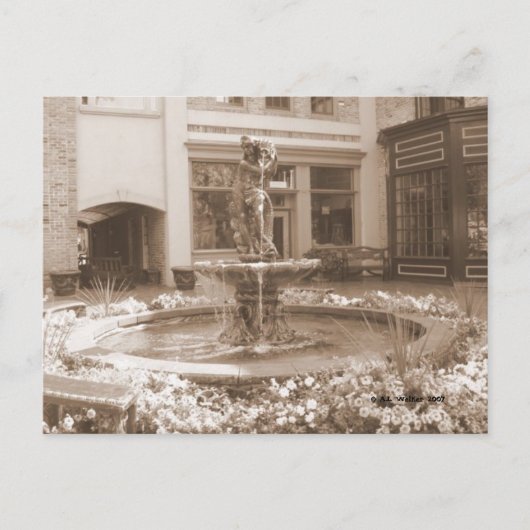 Brunnen-a-Bloom Postkarte (Vorderseite)