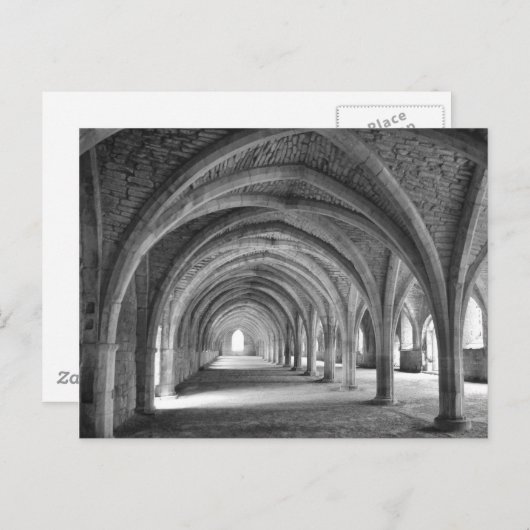 Brunnen Abbey Postkarte (Vorne/Hinten)