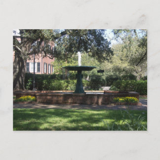 Brunnen am Greene Square Postcard Postkarte