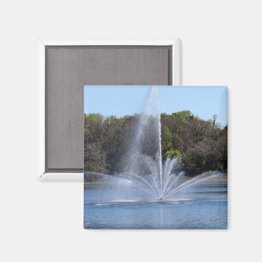 Brunnen am See Magnet (Vorderseite/Rückseite)