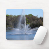 Brunnen am See Mousepad (Mit Mouse)