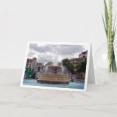 Brunnen am Trafalgar Square, London Karte (Vorderseite)
