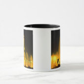 Brunnen am weltberühmten Eiffelturm Paris Tasse (Zentrum)