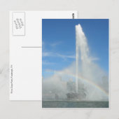 Brunnen an der Stelle Postkarte (Vorne/Hinten)