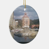 Brunnen Ashevilles nc Keramikornament (Rechts)