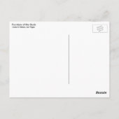 Brunnen der Götter (Zeus) Postkarte (Rückseite)
