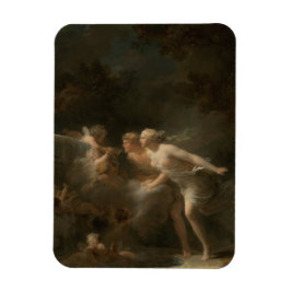Brunnen der Liebe von Jean-Honore Fragonard Magnet