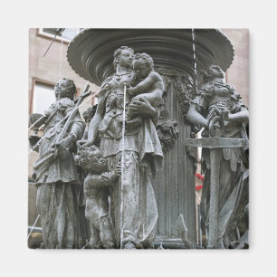 Brunnen der Tugenden in Nürnberg Magnet