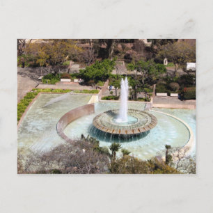 Brunnen Dowtown Los Angeles Postkarte