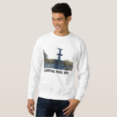 Brunnen-Engel des Central Park-NYC Bethesda Sweatshirt (Vorne ganz)