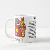 Brunnen-Familienwappen-Tasse Kaffeetasse (Links)