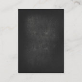 Brunnen florale rustikale Mason Jar Chalk Begleitkarte (Rückseite)