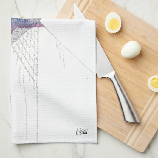 Brunnen: Geschirrtuch (Viertel Falte)