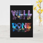 Brunnen getane Karte (Gelbe Blume)