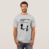 Brunnen getaner Wachposten - Qualitäts-T-Shirt T-Shirt (Vorne ganz)