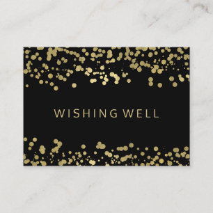 Brunnen Gold Foil Confetti Begleitkarte