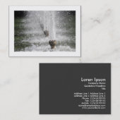 Brunnen (grenzt) visitenkarte (Vorne/Hinten)