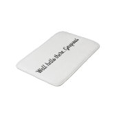 Brunnen hallo dort, herrliche Badmatte Badematte (Schrägansicht)