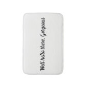 Brunnen hallo dort, herrliche Badmatte Badematte (Vorderseite Vertikal)