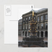 Brunnen im Binnenhof Postkarte (Vorne/Hinten)
