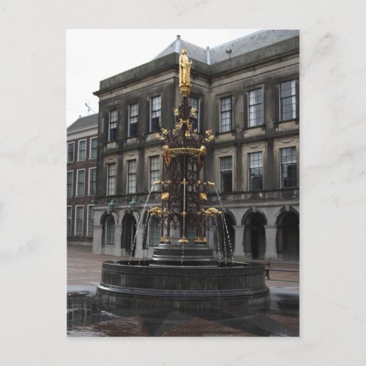 Brunnen im Binnenhof Postkarte (Vorderseite)