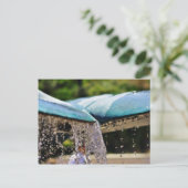 Brunnen im Birch Aquarium in La Jolla Postkarte (Stehend Vorderseite)