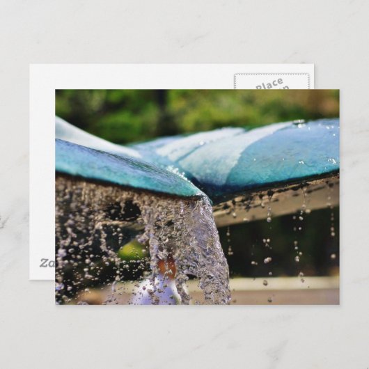 Brunnen im Birch Aquarium in La Jolla Postkarte (Vorne/Hinten)