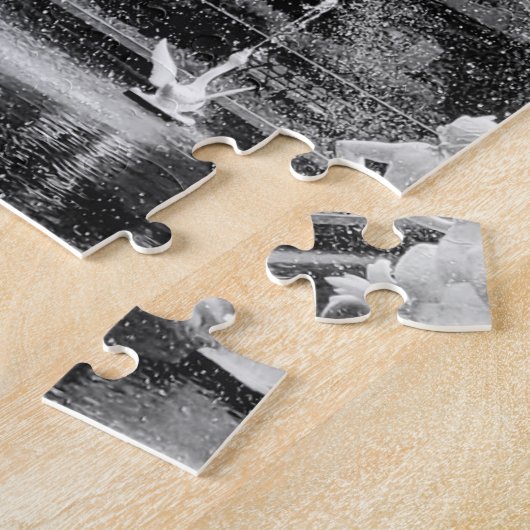 Brunnen im Forsyth Park, Savannah GA Puzzle (Seite)