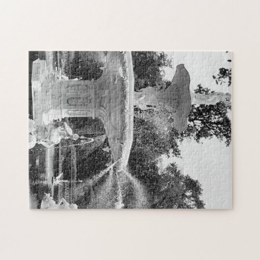 Brunnen im Forsyth Park, Savannah GA Puzzle (Horizontal)