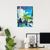 Brunnen im Schloss Versailles, Frankreich Poster (Heimbüro)