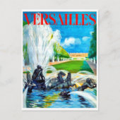 Brunnen im Schloss Versailles, Frankreich Postkarte (Vorderseite)