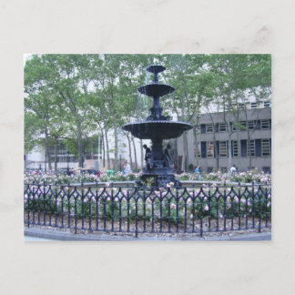 Brunnen in Borough Hall, Brooklyn Postkarte